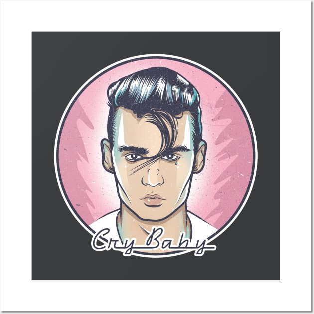 Cry-Baby Johnny Depp Wall Art by makarxart